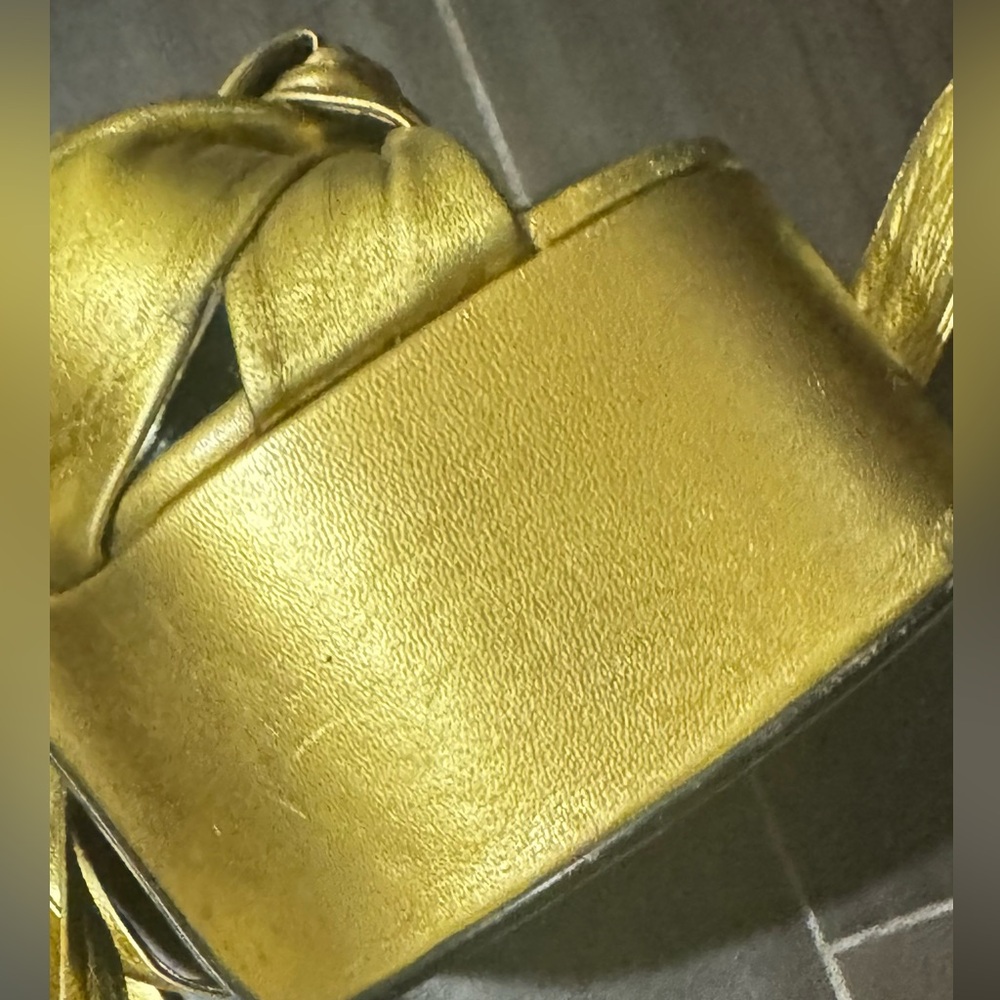 Saint Laurent Paige Gold Platform severely damaged hence price. - Picture 6 of 10